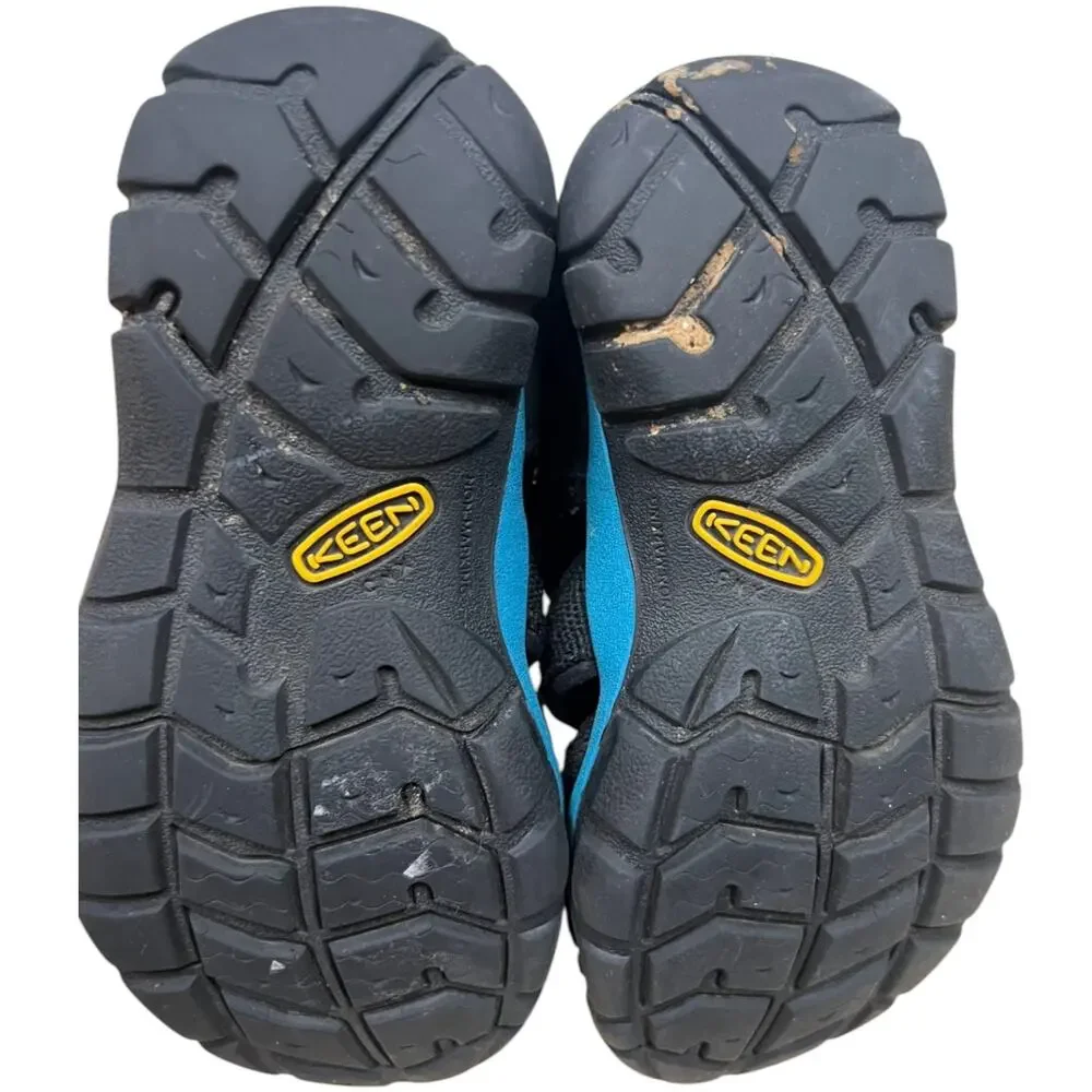 KEEN Kids Toddler Black Blue Closed Toe Hiking Water Sandals Shoes 9T
